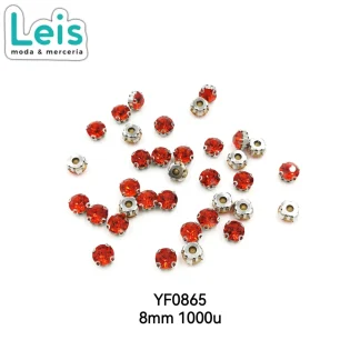 PIEDRA COSTURA #8 ROJO C/1000 PZ