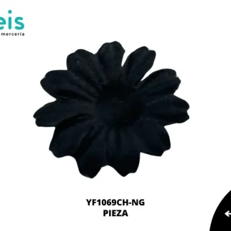 FLOR CHICA REF: YF1069 NEGRO