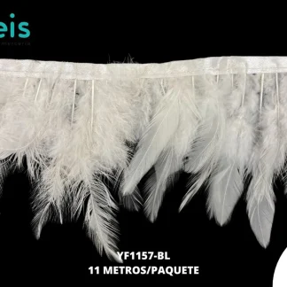 PLUMAS EN TIRA REF: YF1157 BLANCO