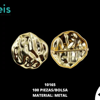 HERRAJE METAL 4.5*5CM 10165 PAQx100 UNDS DORADO
