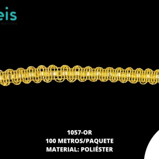 CINTAS GALON 1057 100 MTS/ROLLO ORO PURO