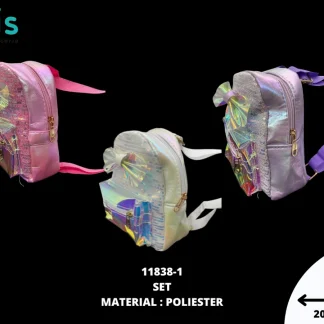 MOCHILA NIÑA MINI SURTIDA REF: 11838-1 LENTEJUELA