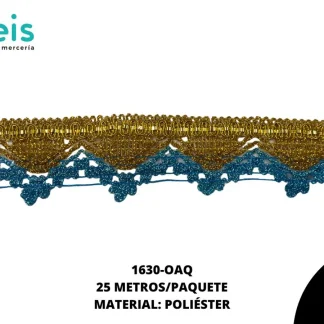 CINTAS GALON 1630 25 MTS/ROLLO ORO AQUA