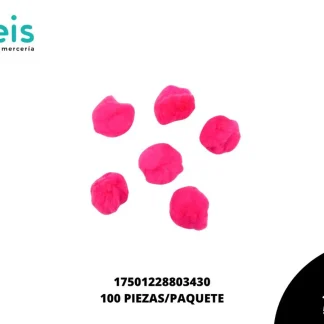 POMPON SELANUSA BOLSA C/100 PZ 50MM ROSA MEXICANO