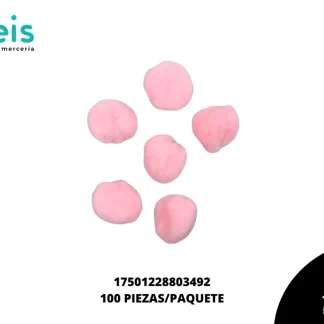 POMPON SELANUSA BOLSA C/100 PZ 50MM ROSA PALIDO