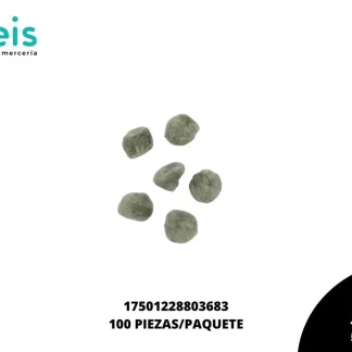 POMPON SELANUSA BOLSA C/100 PZ 50MM GRIS