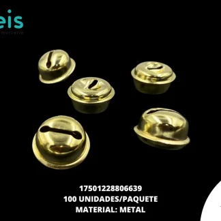 CASCABELES SELANUSA 17501228806639 20mm 100 PZ/PQT DORADO