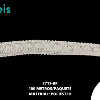 CINTAS GALON 7717 100 MTS/ROLLO BLANCO PLATA
