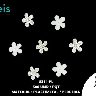 REMACHE PLASTICO FLOR 15mm 8311-PL 500 PZ