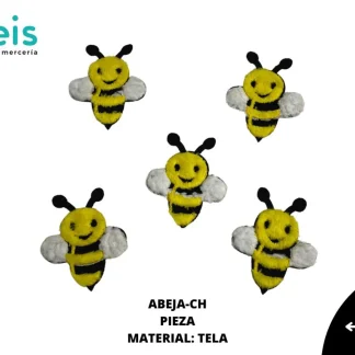 PARCHES BORDADOS Y ESTAMBRE ABEJA 5cm ABEJA-CH AMARILLO
