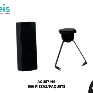 PUNTERA METALICA FINA 2 PCS AC-857 500 PZ/PQT NEGRO