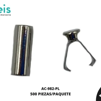 PUNTERA METALICA FINA 2 PCS AC-857 500 PZ/PQT PLATA