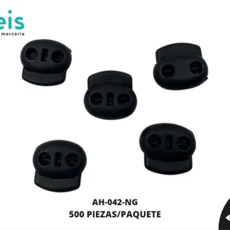 AHORCADOR OVALADO DOBLE AH-042 500U/PAQUETE NEGRO