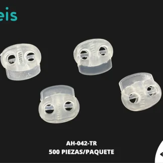AHORCADOR OVALADO DOBLE AH-042 500U/PAQUETE TRANSPARENTE