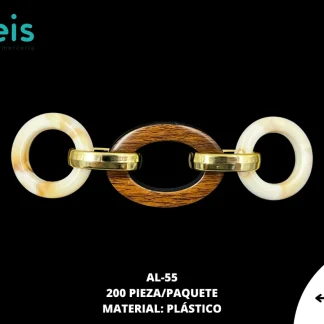 HEBILLA 3 AROS CAFE AL-55