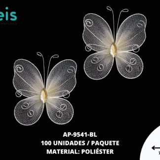 APLICACIÓN MARIPOSA VELO REF: SC07-192 BEIGE 100 U/PQT