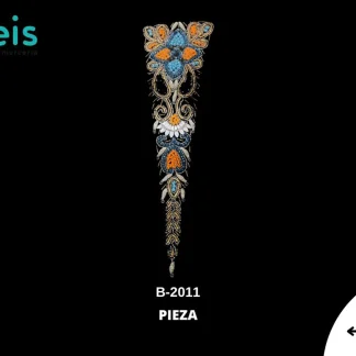 PARCHES PEDRERIA HINDU TRIANGULO B-2011 10cmX34cm