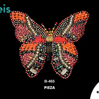 PARCHES PEDRERIA HINDU MARIPOSA B-465 11cmX10cm