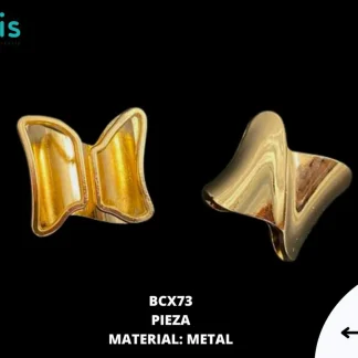 HERRAJES PLASTIMETAL BCX73 3x3cm DORADO