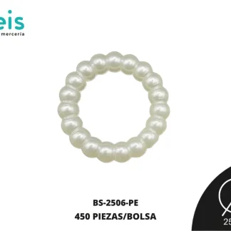 PERLA PLASTICA ARGOLLA 26mm REF906 PERLA 420 u/pqt(.5kg)