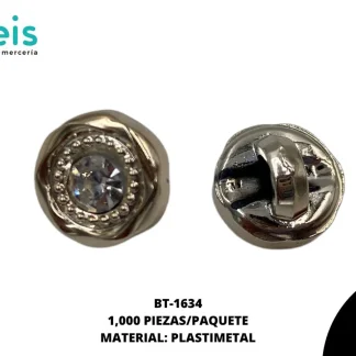 BOTON PATA PIEDRA 18L BT-1634 1000 PIEZAS/PAQ ORO ROSADO