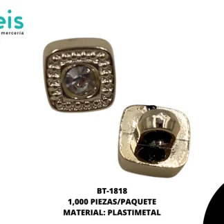 BOTON PATA PIEDRA 18L BT-1818 1000 PIEZAS/PAQ ORO ROSADO