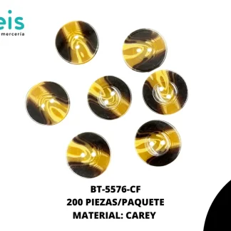 BOTON CAREY LLANTA 2H 36L BT-5576-CF 200PCS/BAG CAFÉ