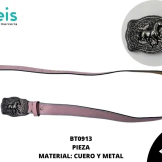 CINTURONES CABALLO BT0913 1 PZ/PQT ROSA