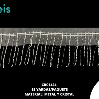 FLECOS PIEDRA 15 YDS/PQT CRISTAL