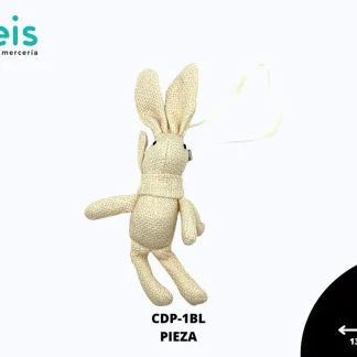 CONEJO DE PELUCHE 21CM 12 UND/PAQ BLANCO