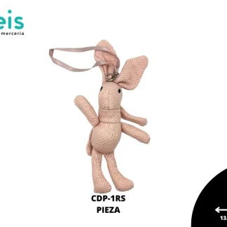 CONEJO DE PELUCHE 21CM 12 UND/PAQ ROSADO
