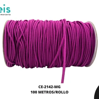 CORDON ELASTICO 2.5MM 100 MTS/R CE-2142 MAGENTA 069