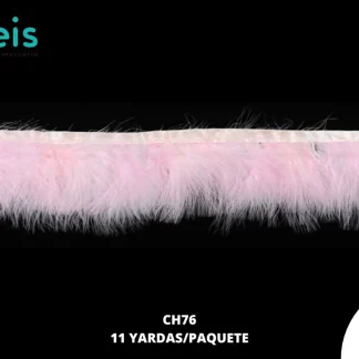 TIRA DE PLUMAS 11YD/PQT REF: CH58 9-10CM ROSA
