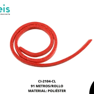 CORDON KOREANO REF: 3mm CORAL 91 m/rollo