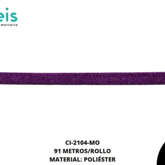 CORDON KOREANO REF: 3mm MORADO 91 m/rollo