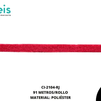 CORDON KOREANO REF: 3mm ROJO 91 m/rollo
