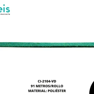 CORDON KOREANO REF: 3mm VERDE 91 m/rollo