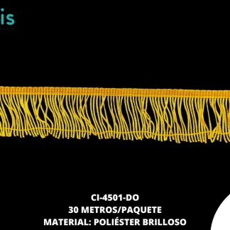 FLECOS SEDA 5CM CI-4501-DO 30MTS/PQT DORADO