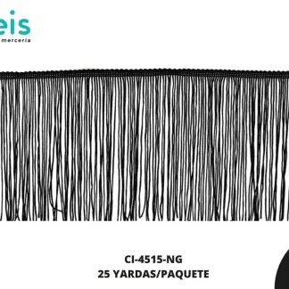FLECO SEDA 15CM 25YARDAS/PAQUETE CI-4515 NEGRO