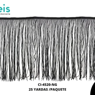 FLECO SEDA 20CM 25YARDAS/PAQUETE CI-4520 NEGRO