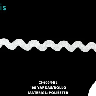 ESPIGUILLA PLANA BLANCA 10mm 100 YDS/ROLLO