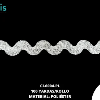 ESPIGUILLA PLANA PLATA 10mm 100YDS/ROLLO