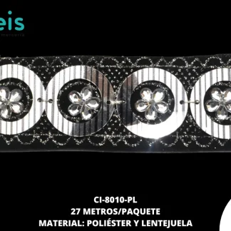 MILLARE CIRC LENTEJUELA REF:HY002 PLATA 27 METROS PAQUETE