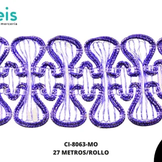 MILLARE METALIZADO VIOLIN REF: 7728 MORADO 27 m/PQT