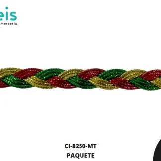 MILLARE TRENZADO LUREX 10mm REF8415(871) MULTICOLOR 18 m/p