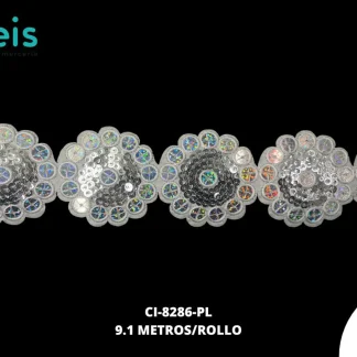 MILLARE PLANCHA RUEDA 6 CM REF: D-125 PLATA 5 MTS/PQT