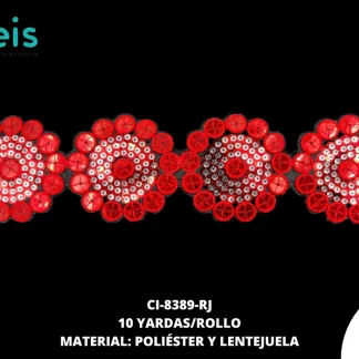 MILLARE LENTEJUELA PLANCHA 35-12 ROJO 10YD/PQ