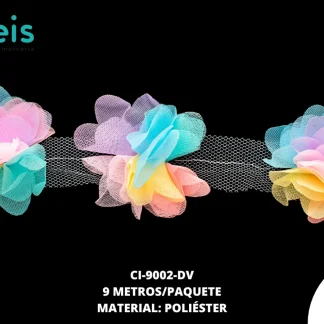 MILLARE FLOR TUL APY-1 DESVANECIDO 9 METROS/PAQUETE