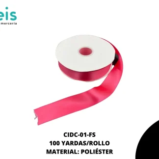 LISTON DOBLE CARA 1 1/2" (38mm) FUCSIA 1050
