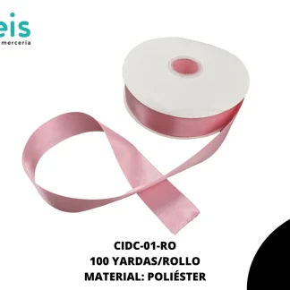 LISTON DOBLE CARA 1 1/2" (38mm) ROSADO 154